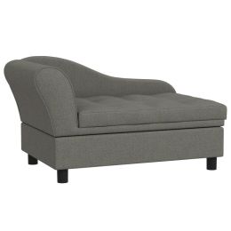 Pet Sofa Dog Sofa for Small Dogs with Storage, Gray (Option: Gray-740x485x165 mm)