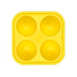 Dog Silicone Slow Tableware Molar Food Leakage Toy Pet Pets Supplies (Option: Tray Yellow)