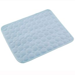 Dog Cooling Mat Summer Pets Cold Bed Extra Large For Small Big Dogs Pet Accessories Cat Durable Blanket Sofa Cat Ice Pad Blanket Pet Products (Option: Light Blue-XS40*30cm)
