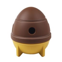 Pet Gnawing and Teething Educational Feeder (Color: Brown & Yellow, type: Pet Toys)